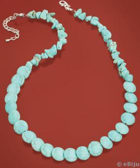 Colier turcoaz, howlite